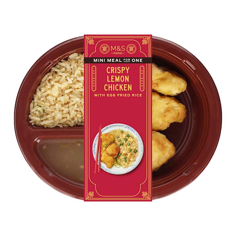 M&S Crispy Lemon Chicken with Egg Fried Rice