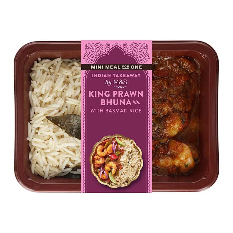 M&S King Prawn Bhuna with Basmati Rice