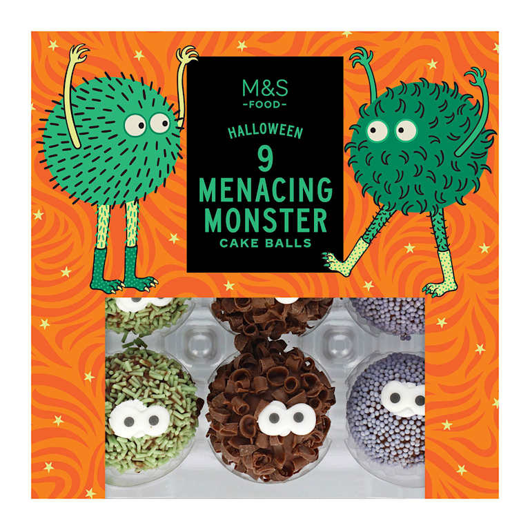 M&S Halloween Menacing Monster Cake Balls