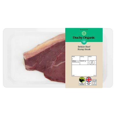 Duchy Organic British Beef Rump Steak