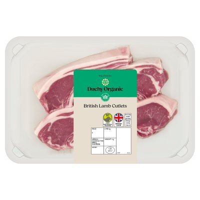 Duchy Organic British Lamb Cutlets