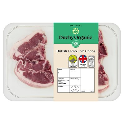 Duchy Organic British Lamb Loin Chops