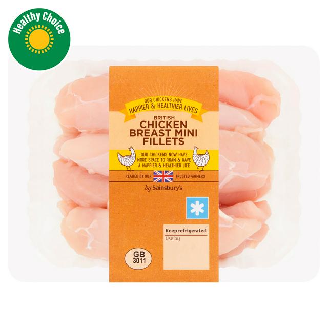 Sainsbury's 320g British Fresh Chicken Breast Mini Fillets