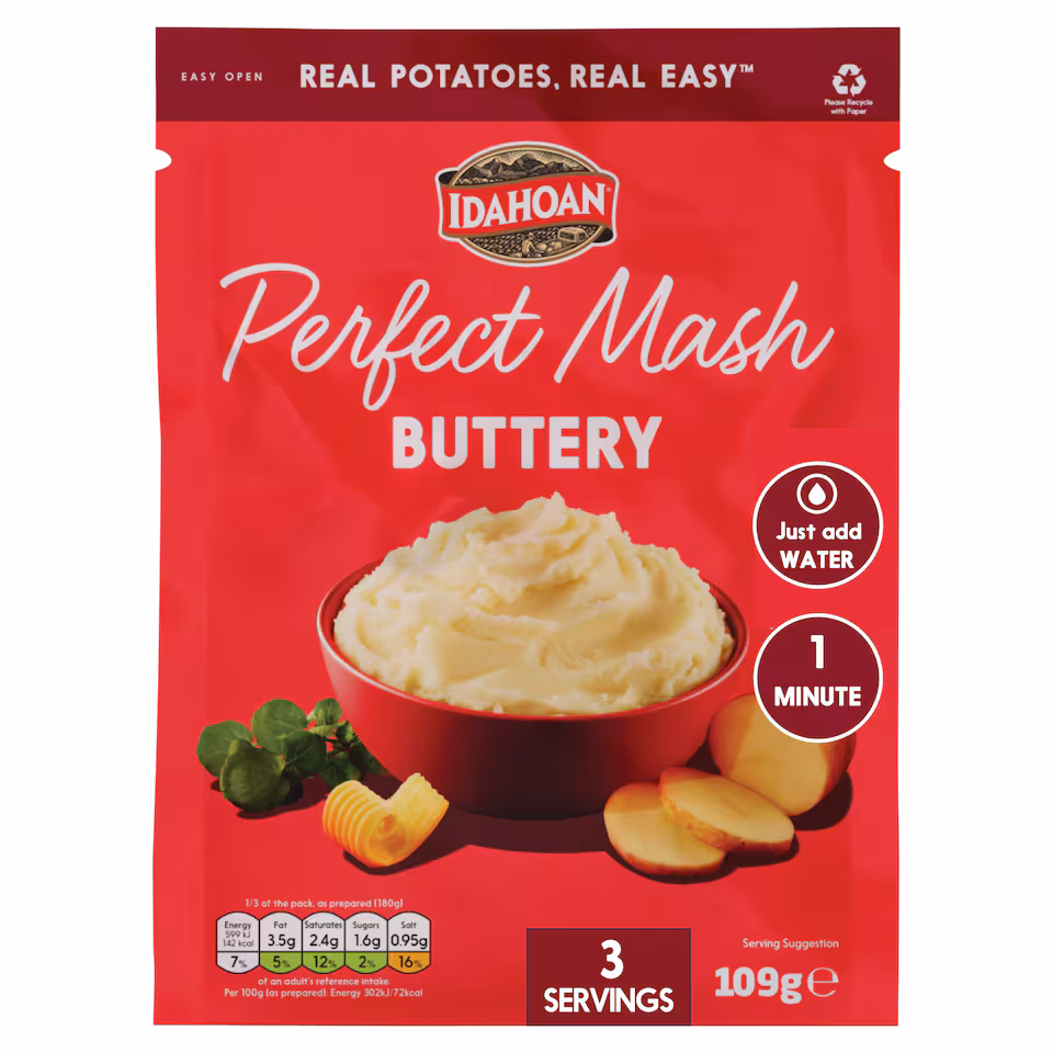 Idahoan Perfect Mash Buttery 109g