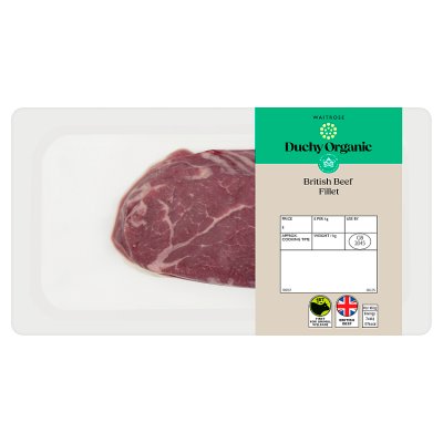 Duchy Organic British Beef Fillet Steak