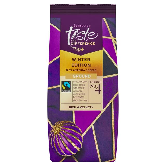 Sainsbury's Ground Coffee, Winter Edition, Taste the Difference 227g