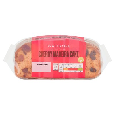 Waitrose Cherry Madeira Cake