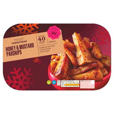 Waitrose Christmas Honey Mustard Roast Parsnips