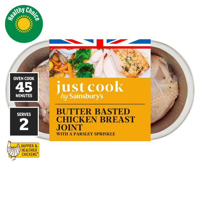 Sainsbury's Just Cook Butter Basted Chicken Breast Joint 350g