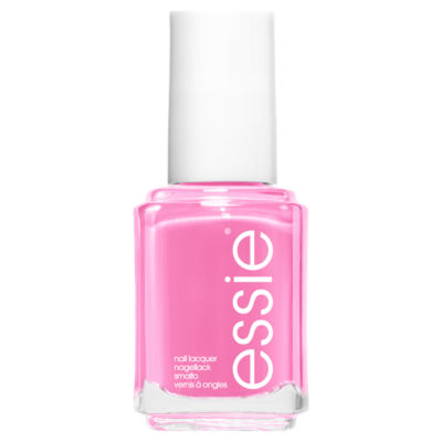 Essie Original Nail Polish, Lovie Dovie, Bright Flamingo Pink Nail Varnish, Salon Quality Finish