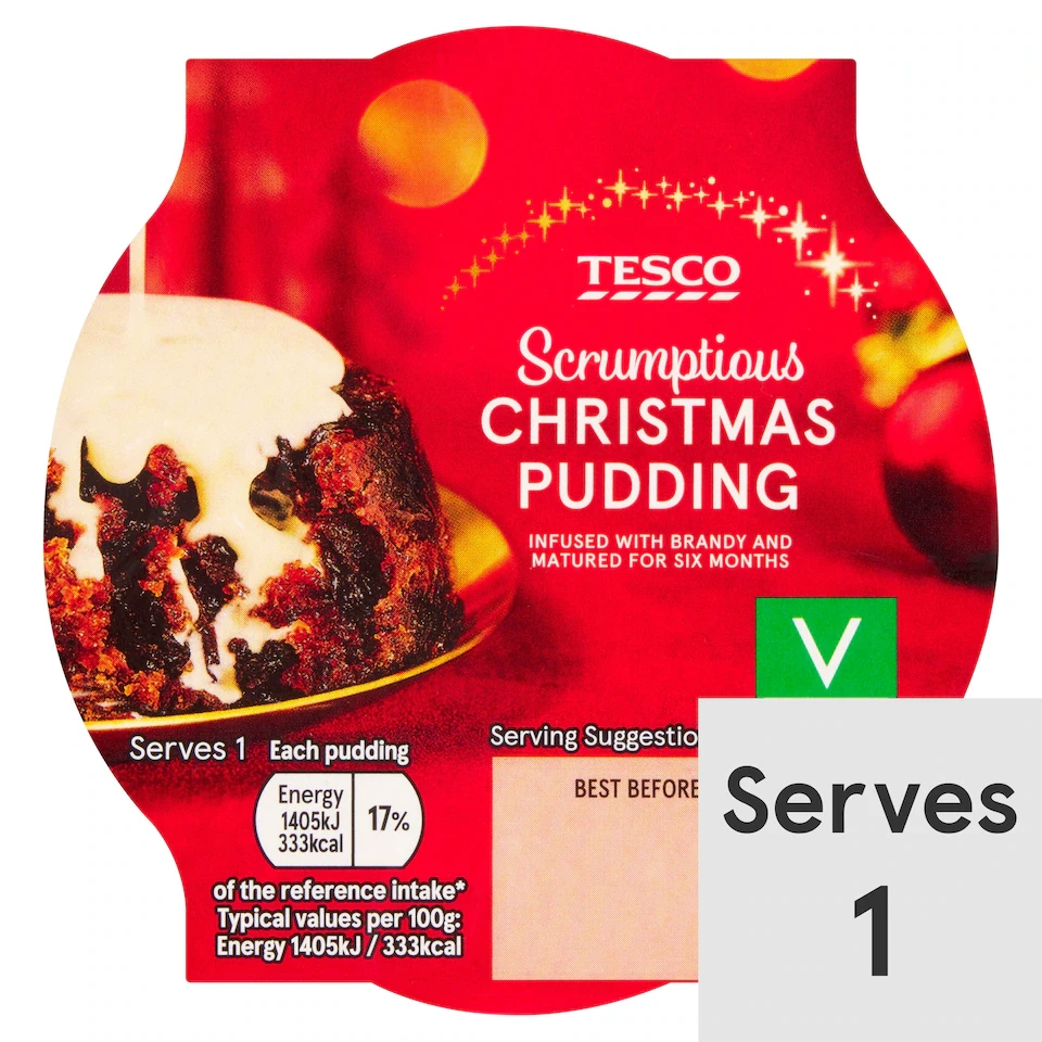 Tesco Classic Christmas Pudding 100G