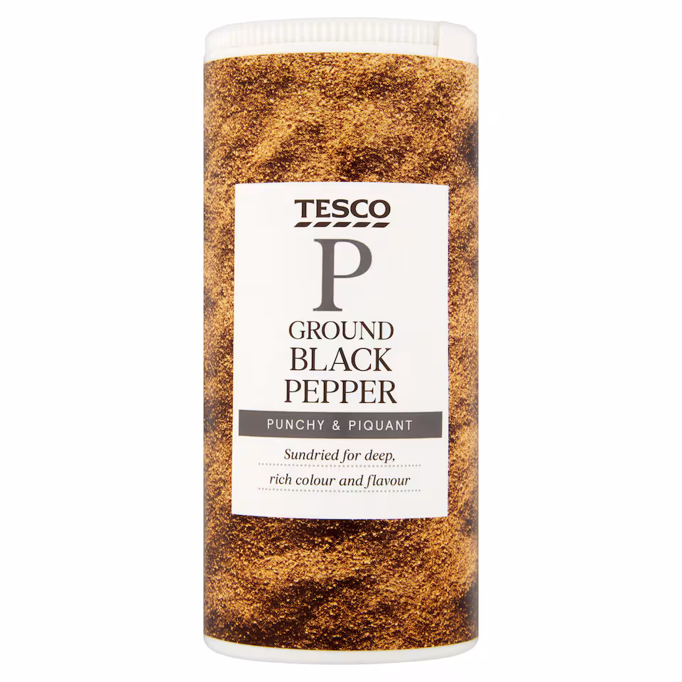 Tesco Ground Black Pepper 100G