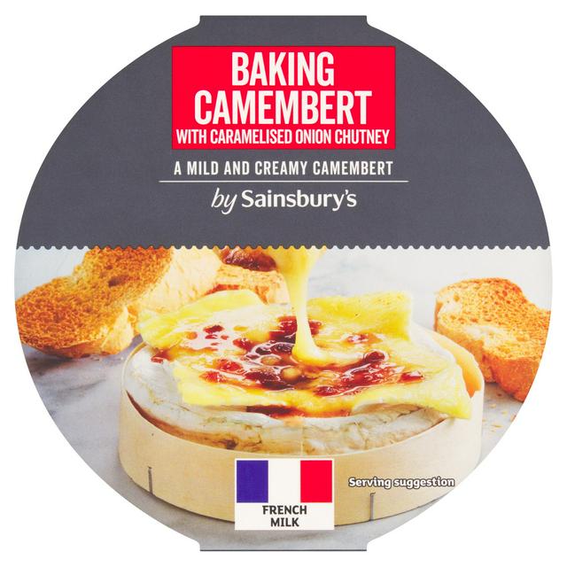 Sainsbury's Baking Camembert with Caramelised Onion Chutney 280g