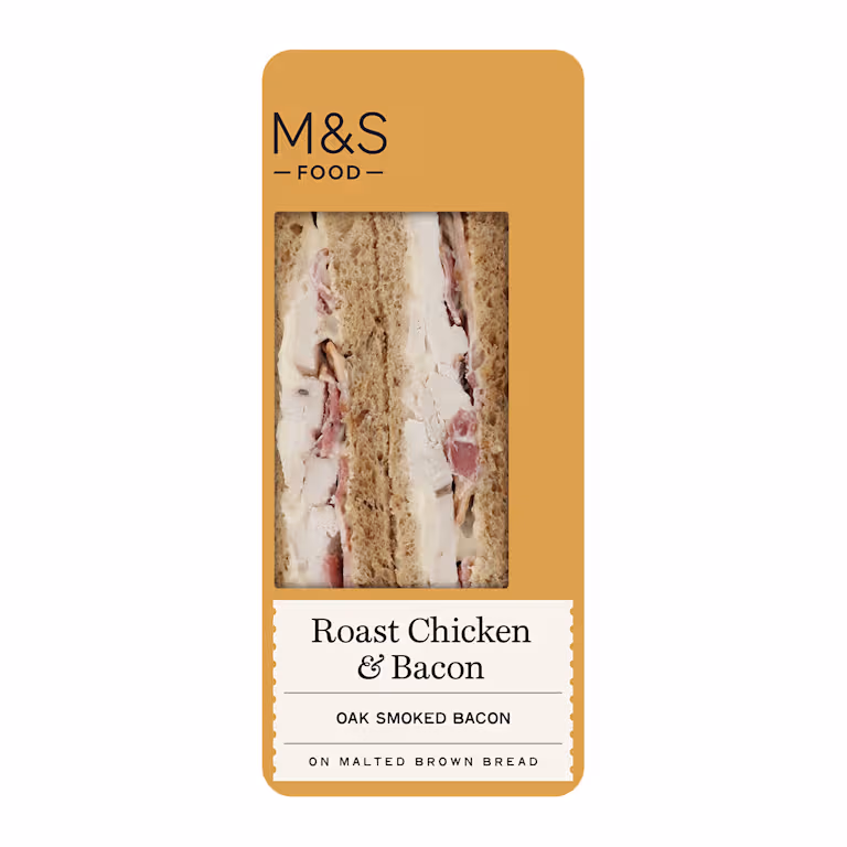 M&S Roast Chicken and Bacon Sandwich