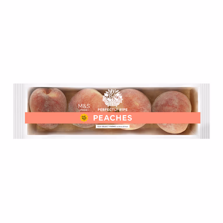 M&S Perfectly Ripe Yellow Flesh Peaches
