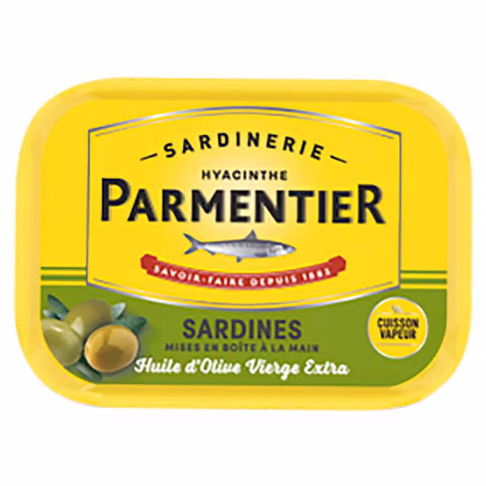 Parmentier Sardines in Extra Virgin Olive Oil 135g