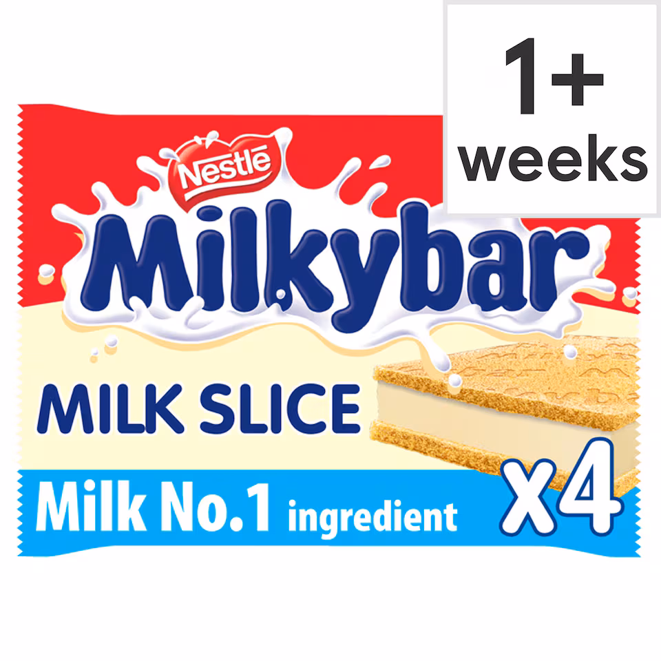 Milkybar Milk Slices 4X26g