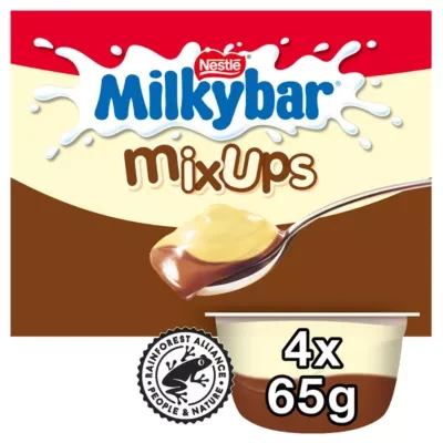 Milkybar Mixups White & Milk Chocolate Dessert 4 x 65g