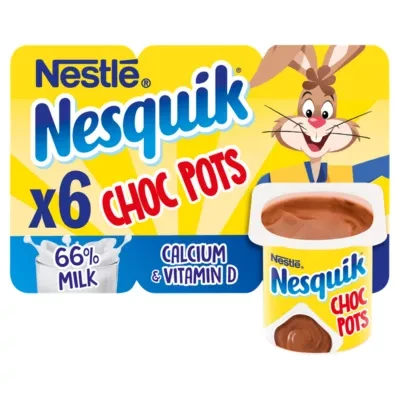 Nesquik Choc Pots 6 x 55g (330g)