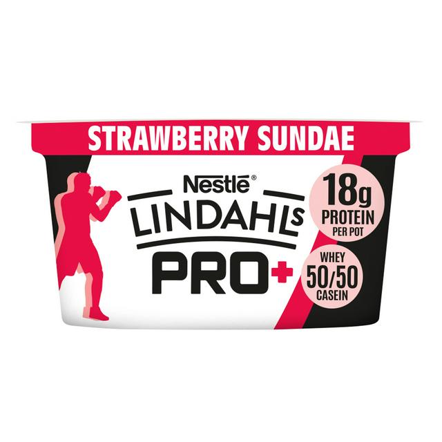 Lindahls High Protein Strawberry Sundae Pro + Kvarg 150g