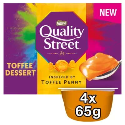 Quality Street Smooth & Creamy Toffee Dessert 4 x 65g (260g)