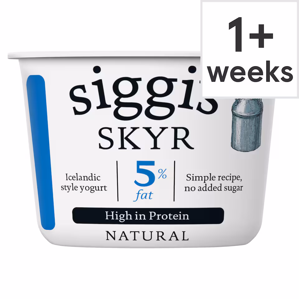 siggi's skyr Natural 5% fat Icelandic style yogurt 450g