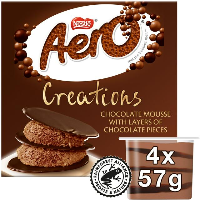 Aero Creations Milk Chocolate Mousse 4x57g