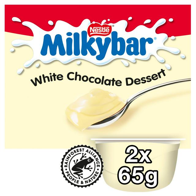 Milkybar Smooth & Creamy White Chocolate Dessert 2 x 65g