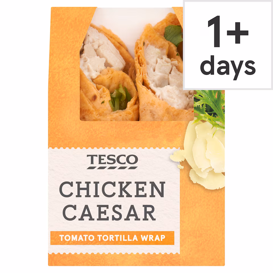 Tesco Chicken Caesar Wrap
