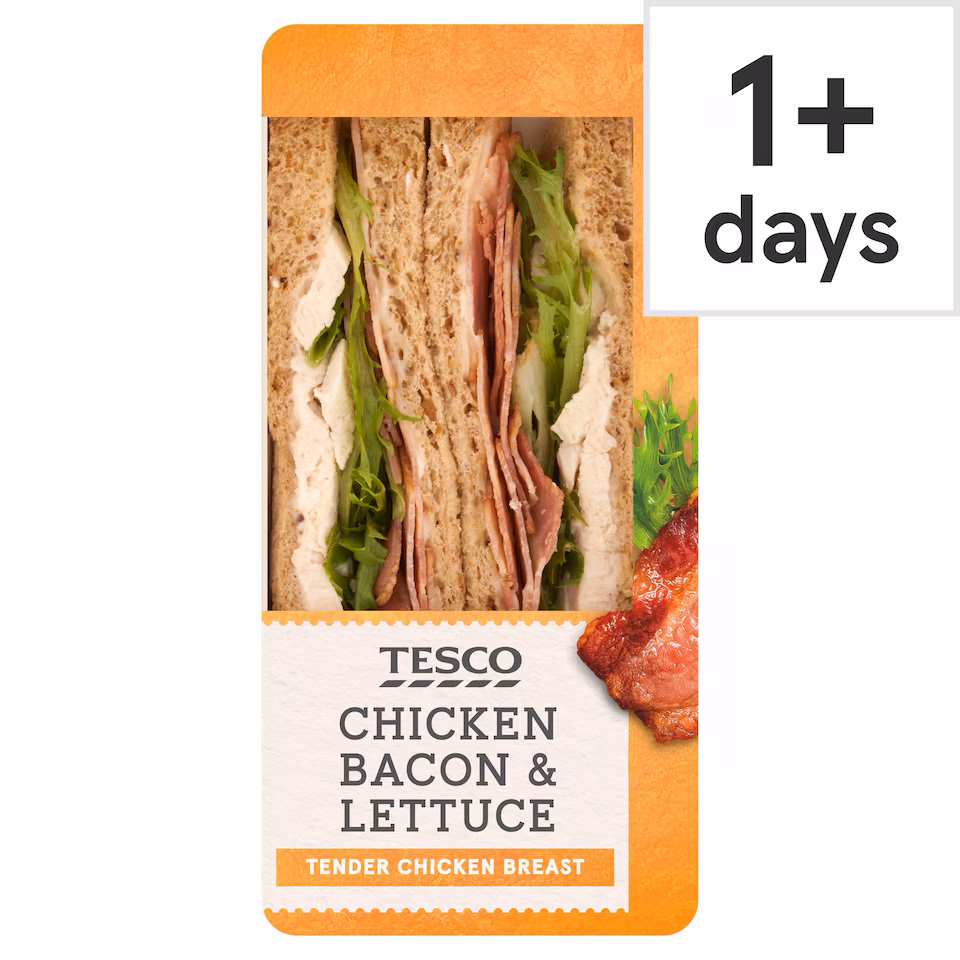 Tesco Chicken Bacon & Lettuce Sandwich