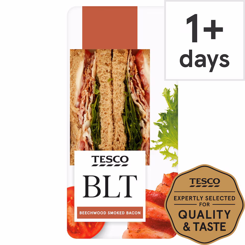 Tesco Bacon Lettuce & Tom Sandwich