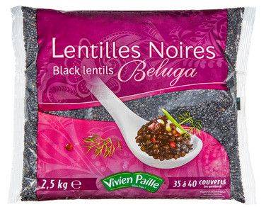 Linser Svarte 2.5kg Vivien Paille