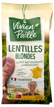 Linser Hvite 500g Vivien Paille