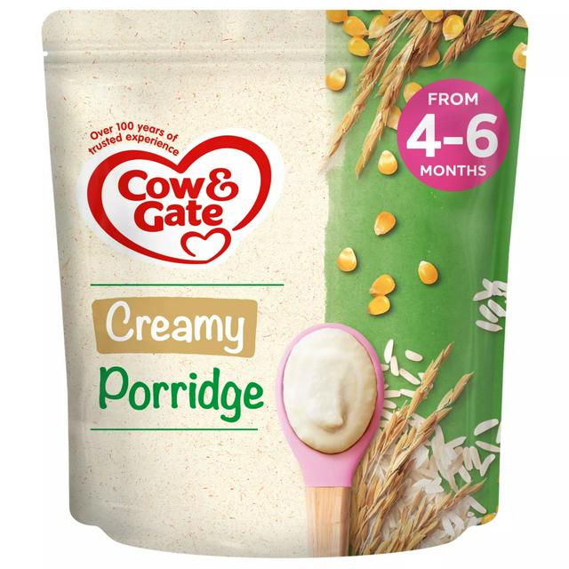 Cow & Gate Creamy Porridge Cereal 125g 4 Month+