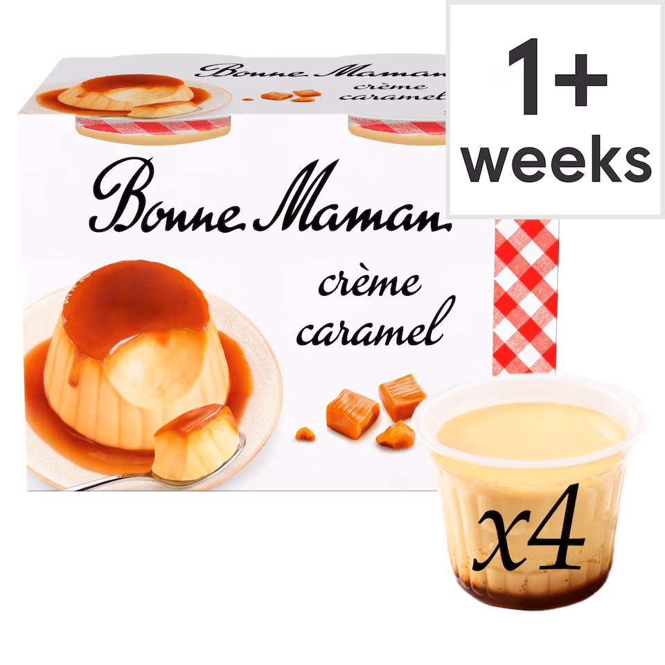 Bonne Maman Creme Caramel Dessert 4 x 100g