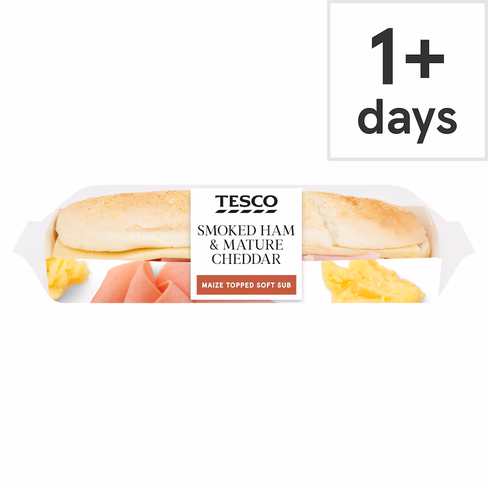 Tesco Ham And Cheddar Cheese Sub