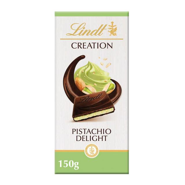 Lindt Creation Dark Pistachio Chocolate Bar 150g