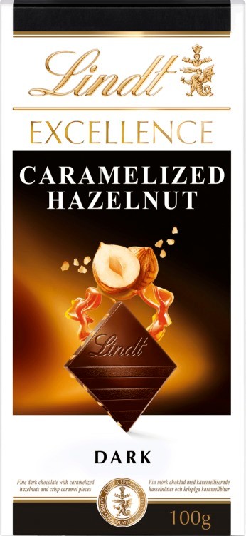 Lindt Excellence Caramelized Hazelnut 100g