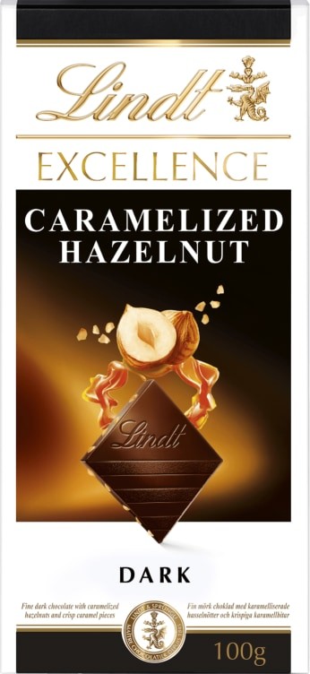 Lindt Excellence Caramelized Hazelnut 100g