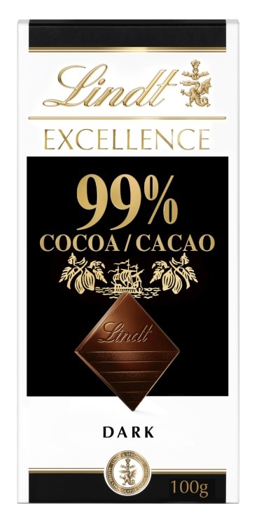 Lindt Excellence 99% Kakao Mørk