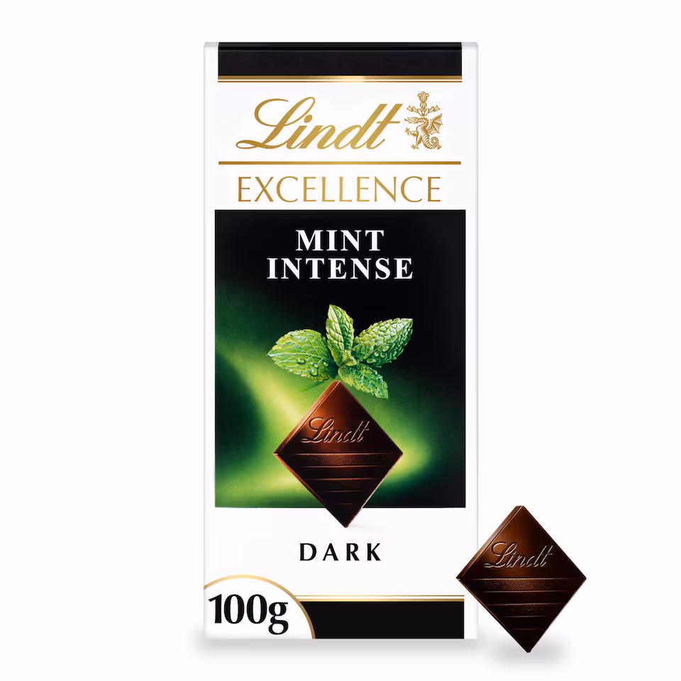 Lindt Excellence Dark Chocolate Bar - Mint Intense 100g