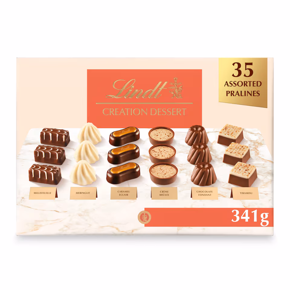 Lindt Creations Dessert Assorted Chocolate Box 341G