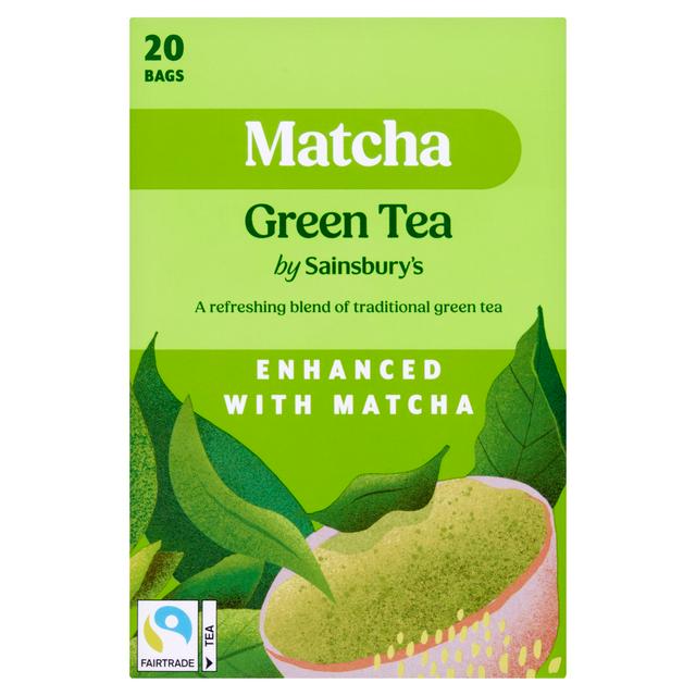 Sainsbury's Matcha Green Tea Bags x20 36g