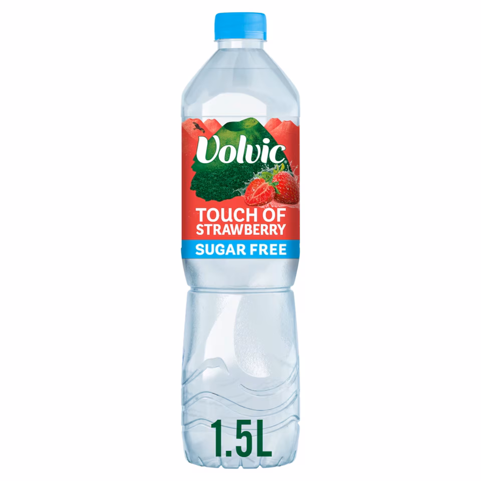 Volvic Touch of Fruit Strawberry Sugar Free Still Flavoured Water 1.5L