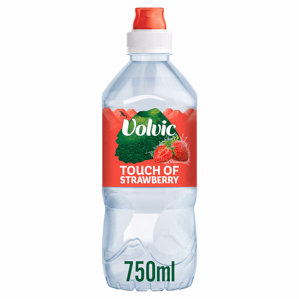 Volvic Touch of Fruit Strawberry Still Flavoured Water 750ml