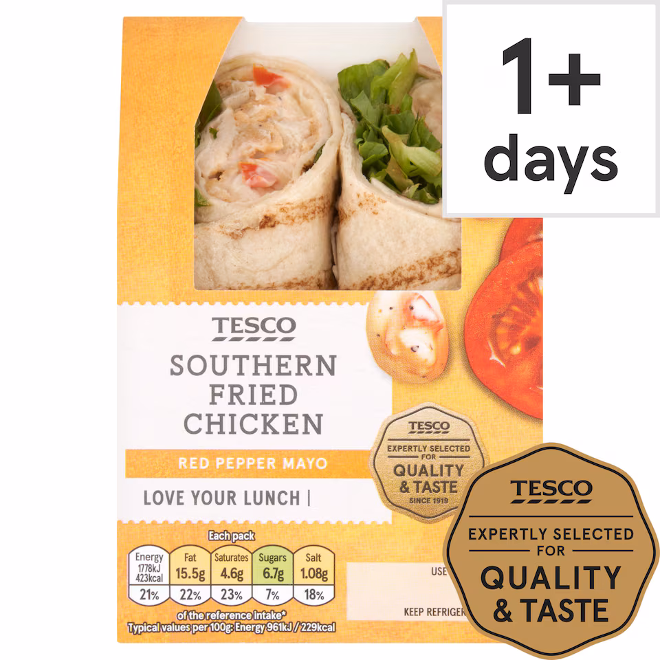 Tesco Southern Fried Chicken Wrap (C)