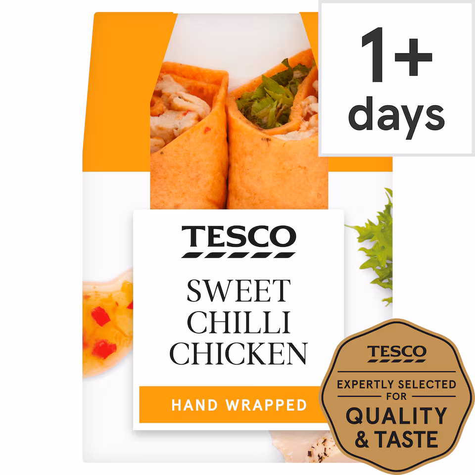 Tesco Sweet Chilli Chicken Wrap