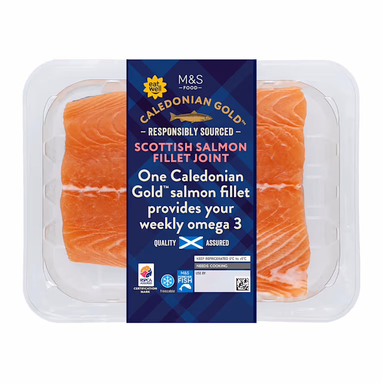 M&S Caledonian Gold Scottish Salmon Fillet Joint
