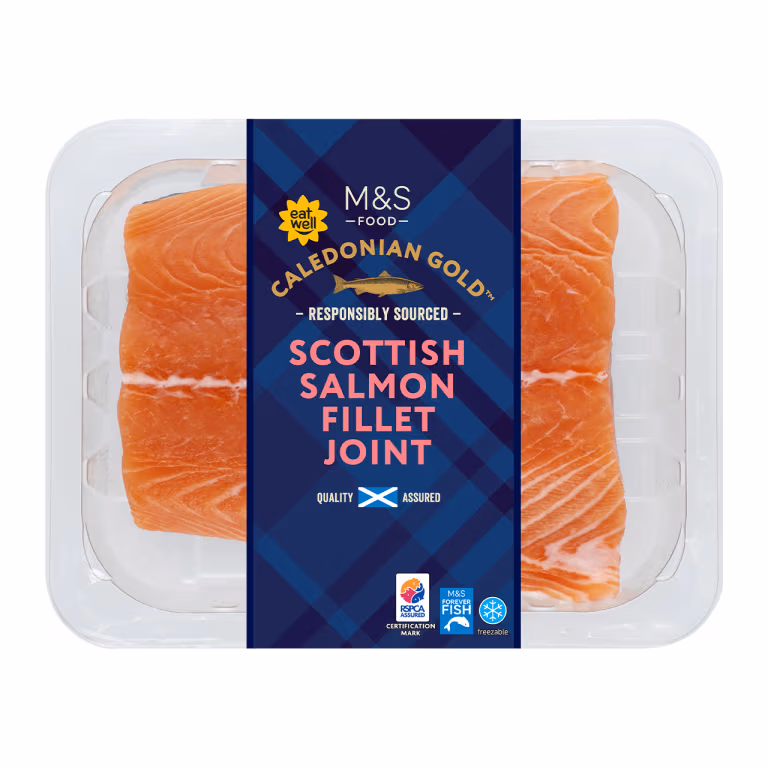 M&S Caledonian Gold Scottish Salmon Fillet Joint