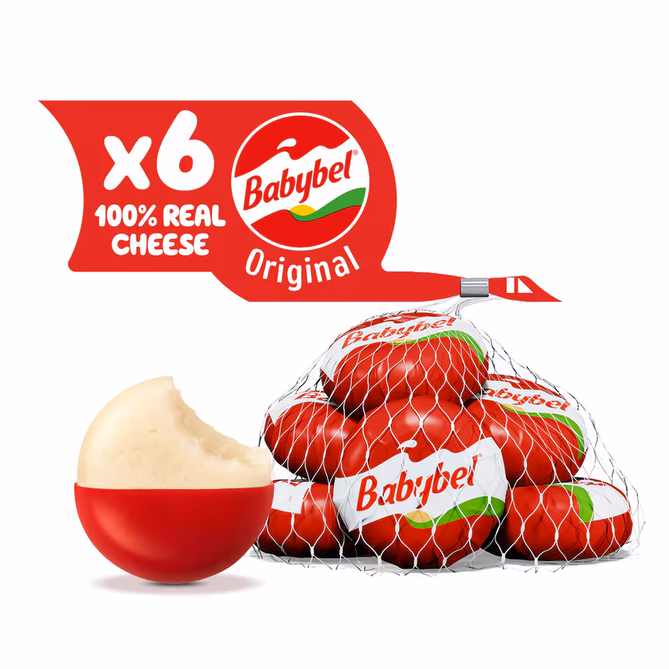 Mini Babybel Original Cheese Snacks 6 x 20g